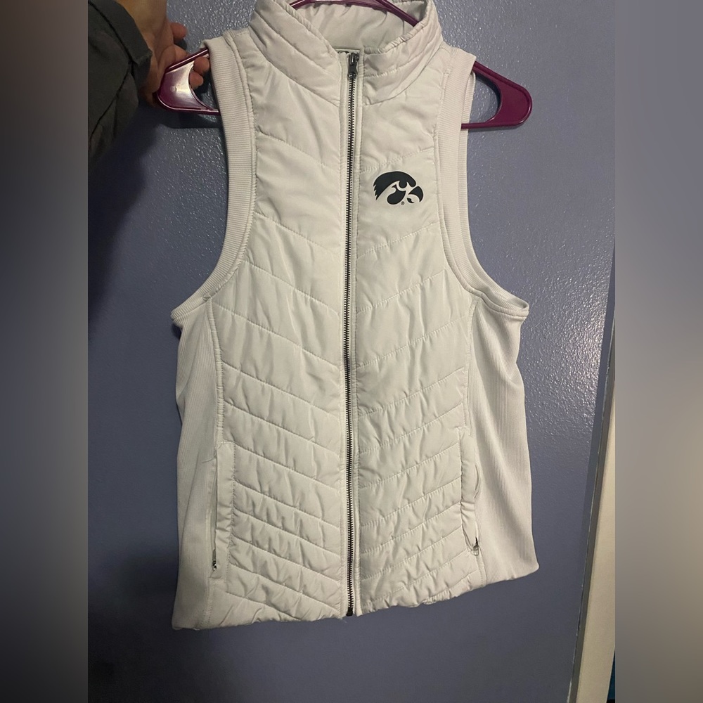 White Hawkeyes Vest
